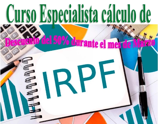 Oferta especial: Curso de IRPF para web